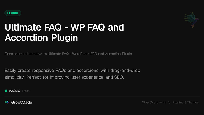 Ultimate FAQ - WP FAQ and Accordion Plugin