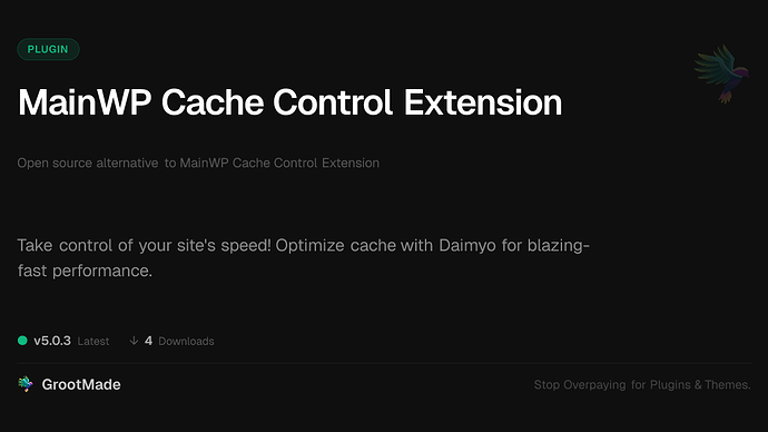 MainWP Cache Control Extension