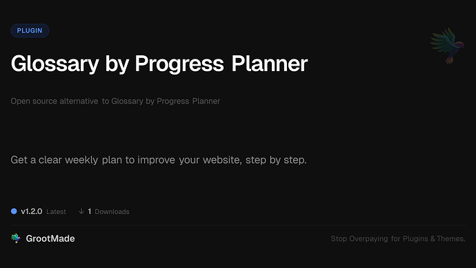 Glossary by Progress Planner