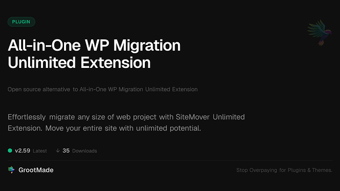 All-in-One WP Migration Unlimited Extension