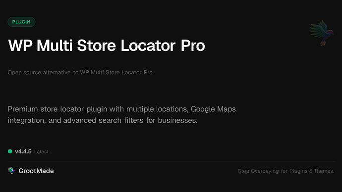 WP Multi Store Locator Pro