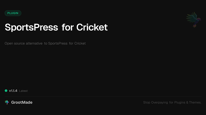 SportsPress for Cricket