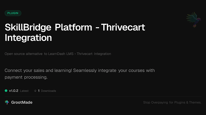 SkillBridge Platform - Thrivecart Integration