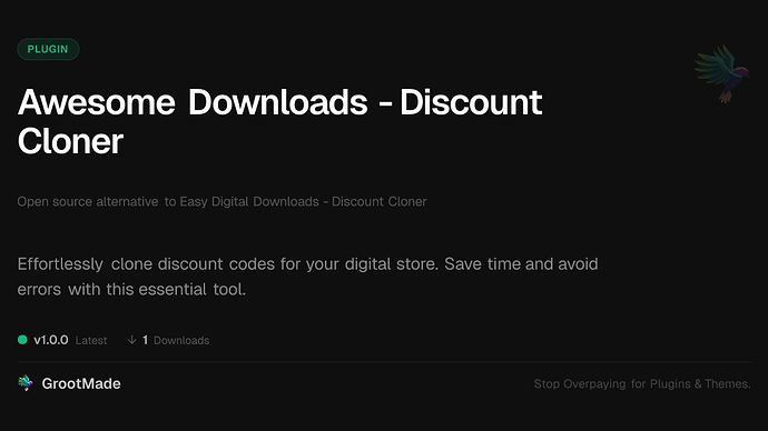 Awesome Downloads - Discount Cloner