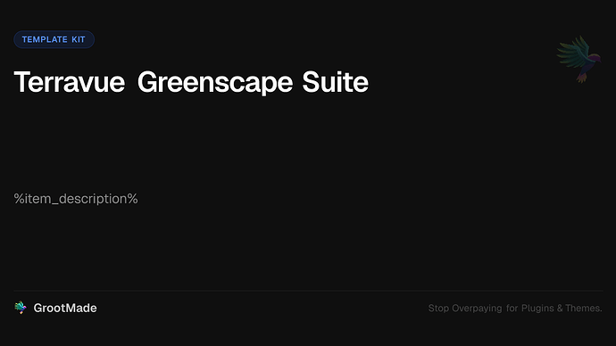 Terravue Greenscape Suite