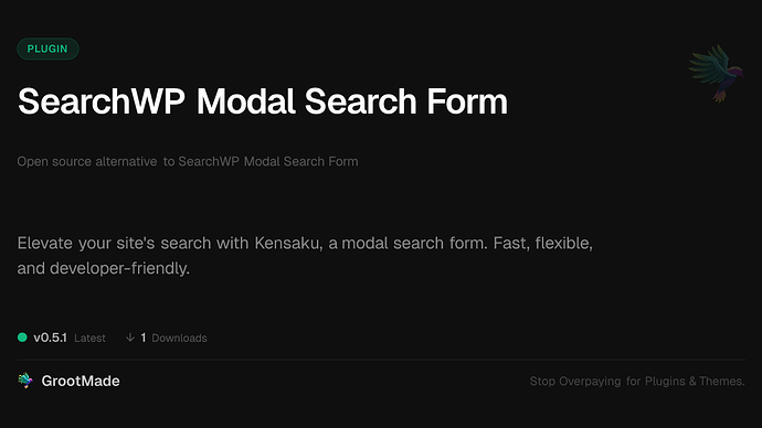 SearchWP Modal Search Form