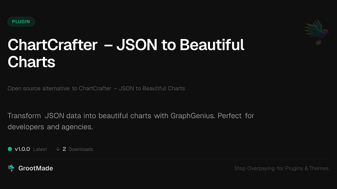 ChartCrafter – JSON to Beautiful Charts