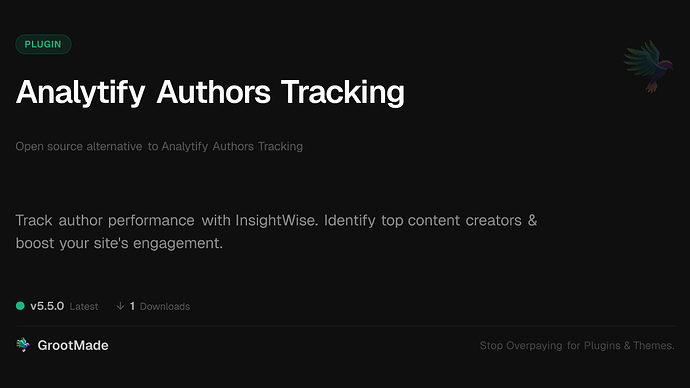 Analytify Authors Tracking