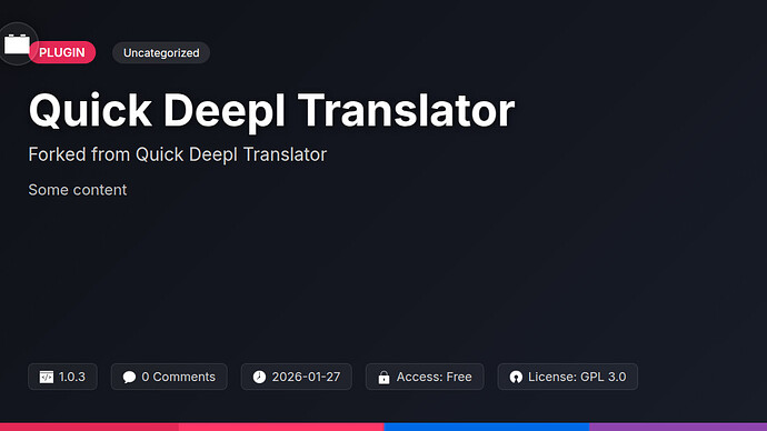 Quick Deepl Translator