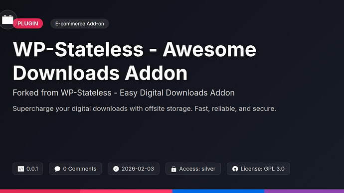 WP-Stateless - Awesome Downloads Addon
