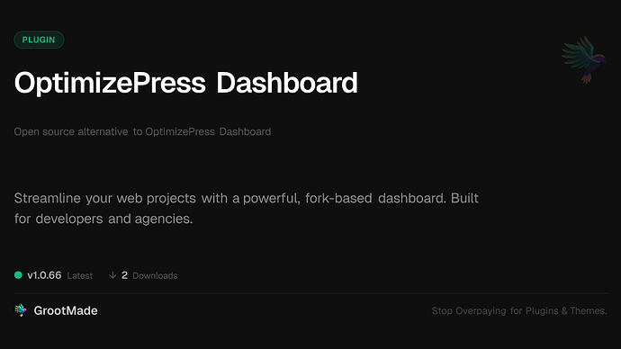 OptimizePress Dashboard