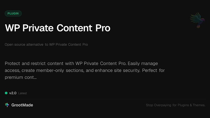 WP Private Content Pro