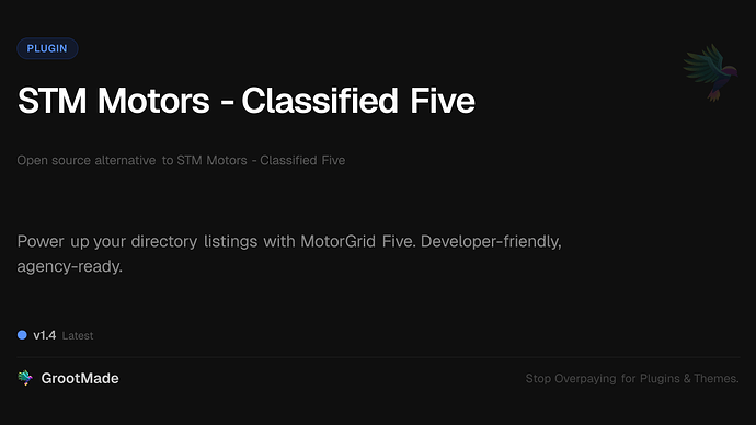 STM Motors - Classified Five
