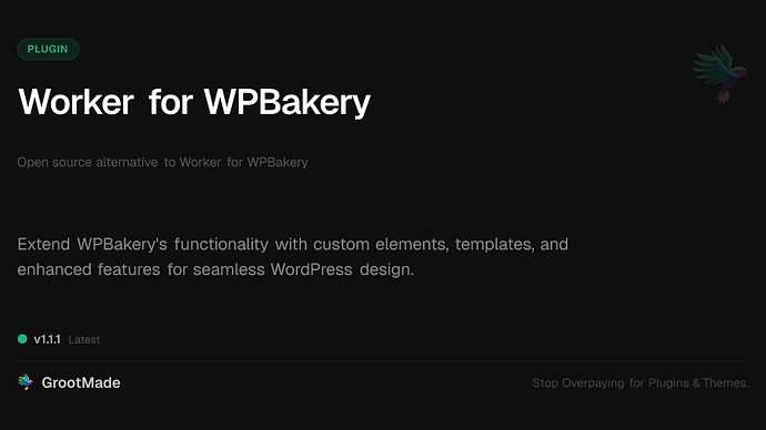 Worker for WPBakery