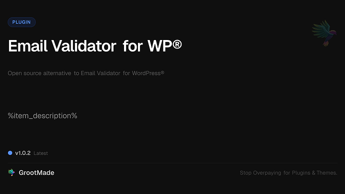 Email Validator for WP®