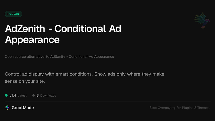 AdZenith - Conditional Ad Appearance