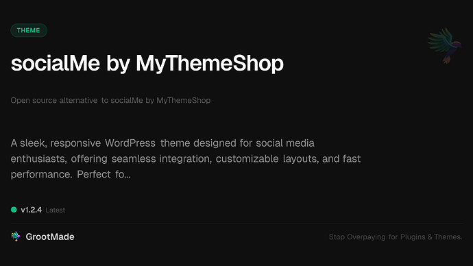 socialMe by MyThemeShop