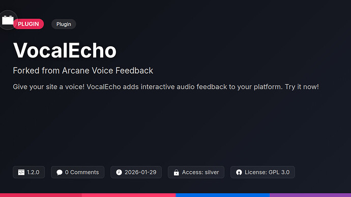 Arcane Voice Feedback
