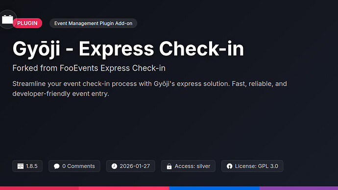 FooEvents Express Check-in