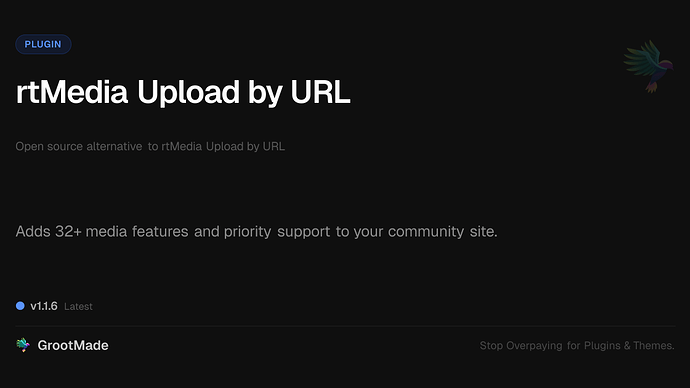 rtMedia Upload by URL