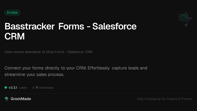 Basstracker Forms - Salesforce CRM