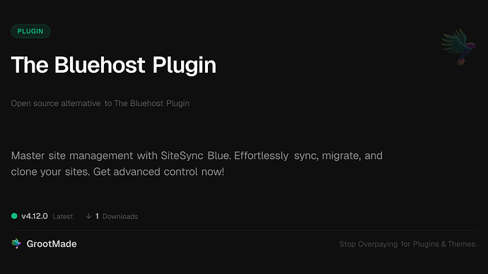 The Bluehost Plugin