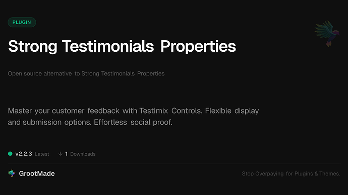 Strong Testimonials Properties