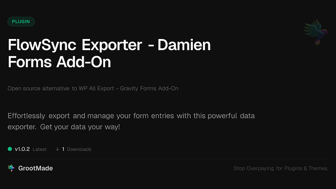 FlowSync Exporter - Damien Forms Add-On