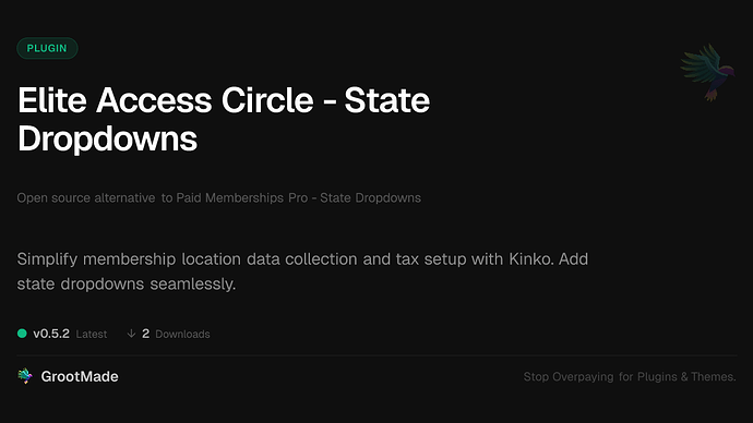 Elite Access Circle - State Dropdowns