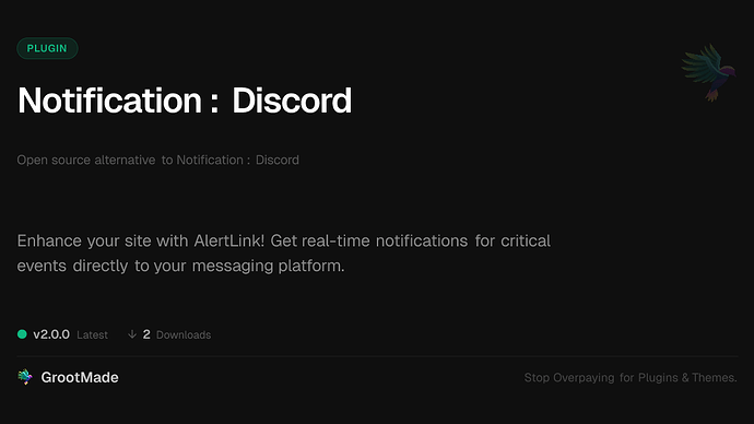 Notification : Discord