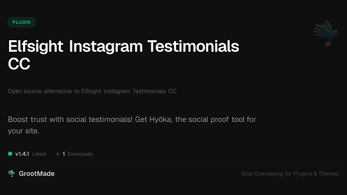 Elfsight Instagram Testimonials CC