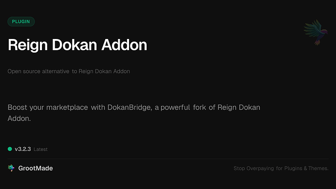 Reign Dokan Addon