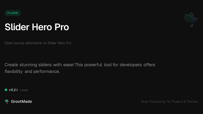 Slider Hero Pro