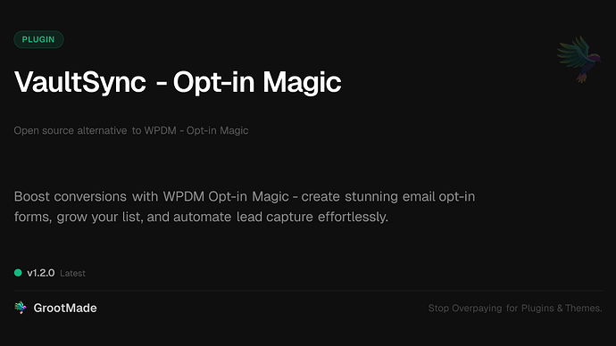 VaultSync - Opt-in Magic
