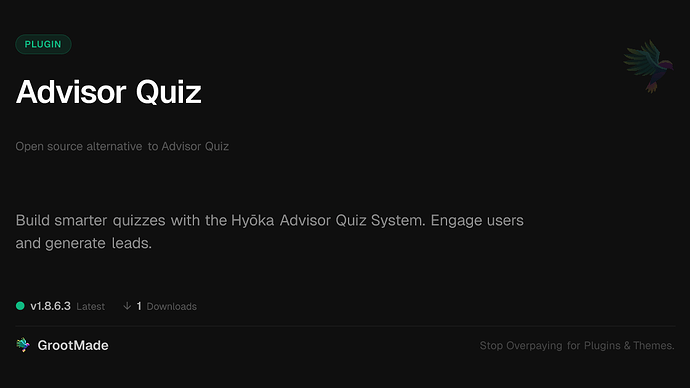 Advisor Quiz