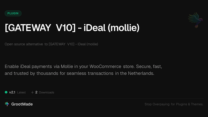 [GATEWAY V10] - iDeal (mollie)