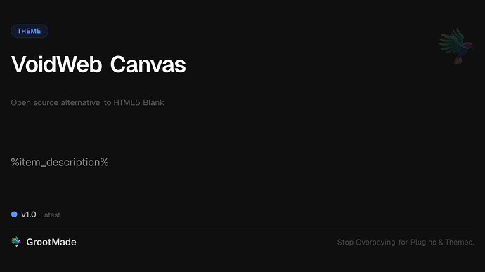 VoidWeb Canvas