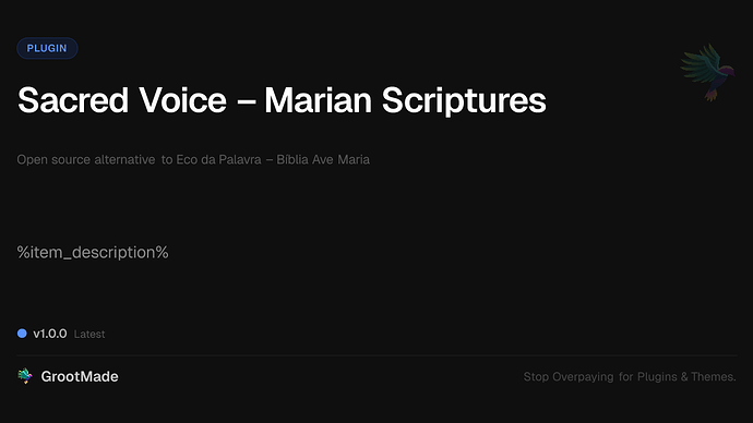 Sacred Voice – Marian Scriptures