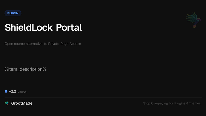 ShieldLock Portal