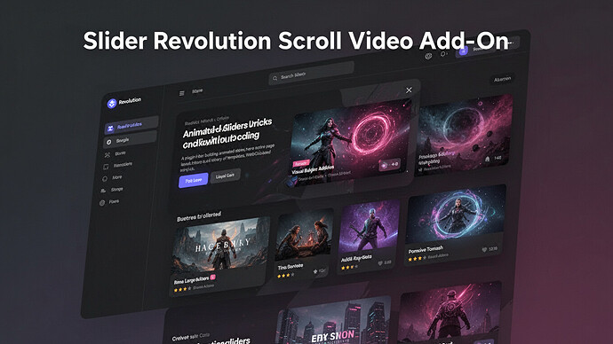 Slider Revolution Scroll Video Add-On