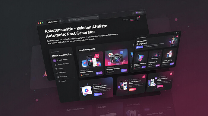 Rakutenomatic - Rakuten Affiliate Automatic Post Generator