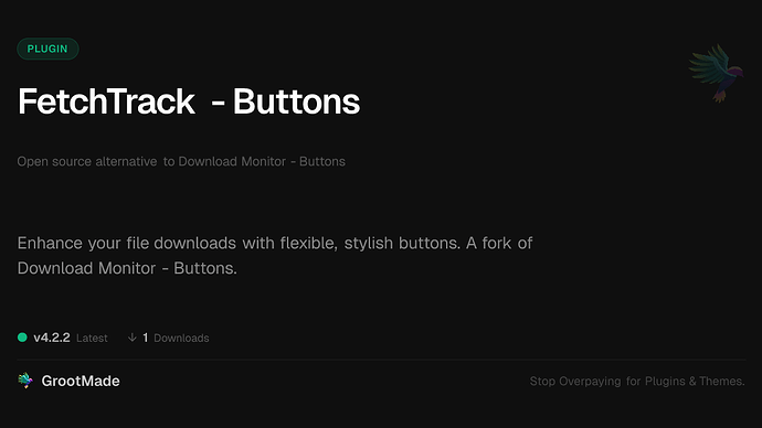 FetchTrack - Buttons