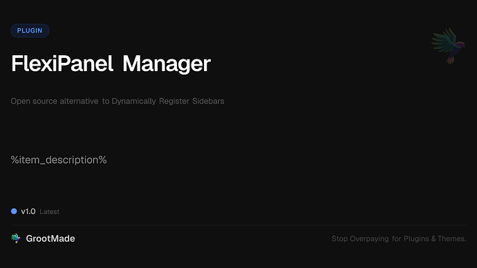 FlexiPanel Manager