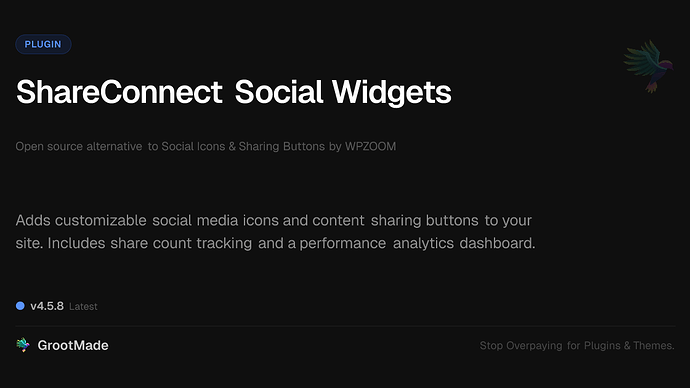 ShareConnect Social Widgets