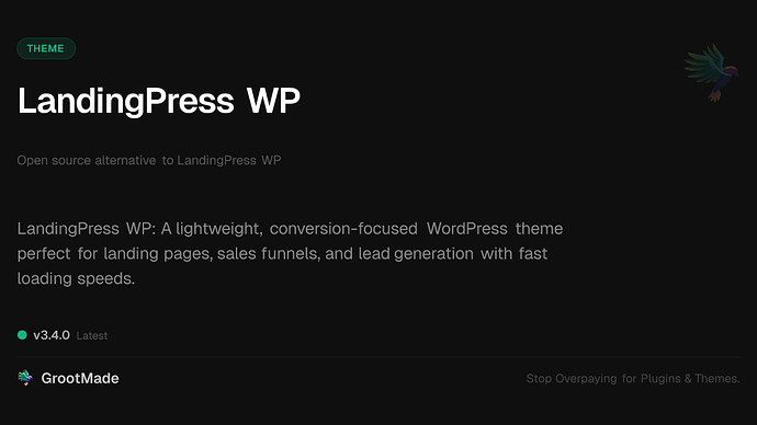 LandingPress WP