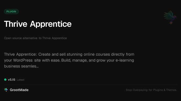 Thrive Apprentice