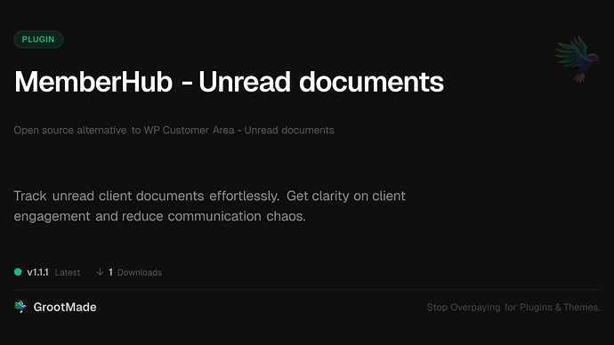 MemberHub - Unread documents