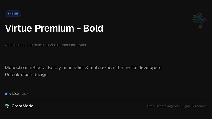 Virtue Premium - Bold