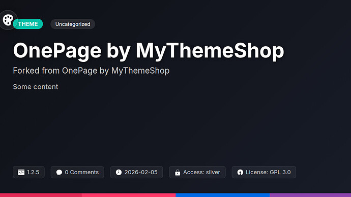 OnePage by MyThemeShop