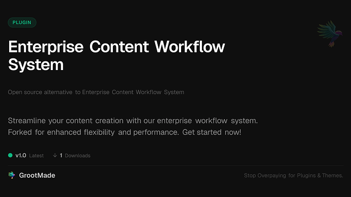 Enterprise Content Workflow System